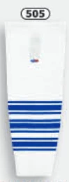 Athletic (AK) Knit Athletic Knit (AK) HS2100-505 New Toronto Maple Leafs White Mesh Ice Hockey Socks