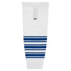 Athletic (AK) Knit Athletic Knit (AK) HS2100-505 New Toronto Maple Leafs White Mesh Ice Hockey Socks