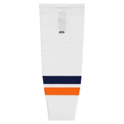Athletic (AK) Knit Athletic Knit (AK) HS2100-511 New York Islanders White Mesh Ice Hockey Socks