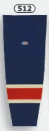 Athletic (AK) Knit Athletic Knit (AK) HS2100-512 New York Rangers Heritage Navy Mesh Ice Hockey Socks