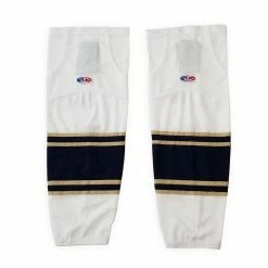 Athletic (AK) Knit Athletic Knit (AK) HS2100-521 University Of Notre Dame Fighting Irish White Mesh Ice Hockey Socks