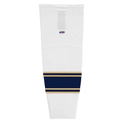 Athletic (AK) Knit Athletic Knit (AK) HS2100-521 University Of Notre Dame Fighting Irish White Mesh Ice Hockey Socks