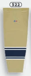 Athletic (AK) Knit Athletic Knit (AK) HS2100-522 University Of Notre Dame Fighting Irish Vegas Gold Mesh Ice Hockey Socks
