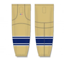 Athletic (AK) Knit Athletic Knit (AK) HS2100-522 University Of Notre Dame Fighting Irish Vegas Gold Mesh Ice Hockey Socks