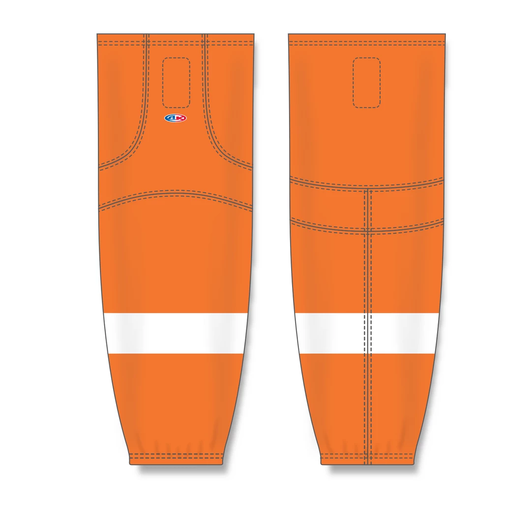 Athletic (AK) Knit Athletic Knit (AK) HS2100-524 2011 Philadelphia Flyers Orange Mesh Ice Hockey Socks 5 Athletic (AK) Knit Athletic Knit (AK) HS2100-524 2011 Philadelphia Flyers Orange Mesh Ice Hockey Socks