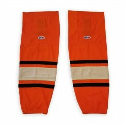 Athletic (AK) Knit Athletic Knit (AK) HS2100-526 2012 Philadelphia Flyers Winter Classic Orange Mesh Ice Hockey Socks