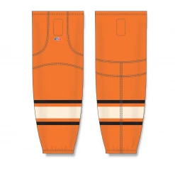 Athletic (AK) Knit Athletic Knit (AK) HS2100-526 2012 Philadelphia Flyers Winter Classic Orange Mesh Ice Hockey Socks