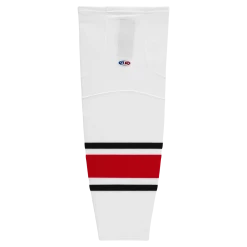 Athletic (AK) Knit Athletic Knit (AK) HS2100-528 2013 Carolina Hurricanes White Mesh Ice Hockey Socks