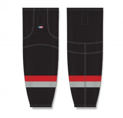 Athletic (AK) Knit Athletic Knit (AK) HS2100-529 Carolina Hurricanes Third Black Mesh Ice Hockey Socks 7 Athletic (AK) Knit Athletic Knit (AK) HS2100-529 Carolina Hurricanes Third Black Mesh Ice Hockey Socks
