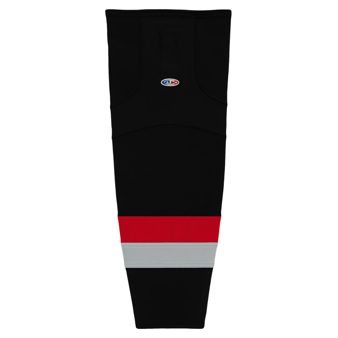 Athletic (AK) Knit Athletic Knit (AK) HS2100-529 Carolina Hurricanes Third Black Mesh Ice Hockey Socks 3 Athletic (AK) Knit Athletic Knit (AK) HS2100-529 Carolina Hurricanes Third Black Mesh Ice Hockey Socks
