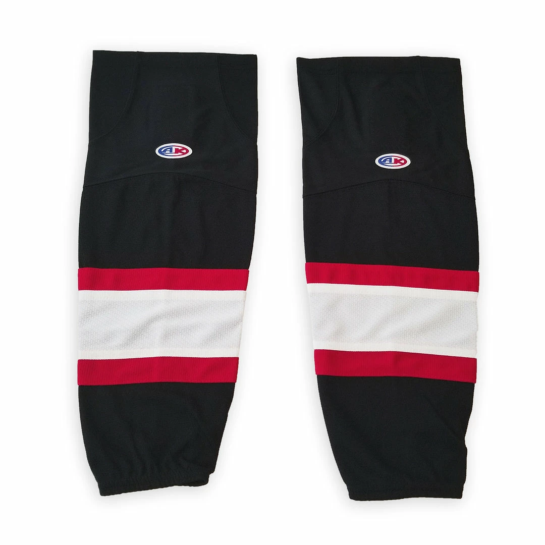 Athletic (AK) Knit Athletic Knit (AK) HS2100-536 Ottawa Senators Black With White Stripe Mesh Ice Hockey Socks 6 Athletic (AK) Knit Athletic Knit (AK) HS2100-536 Ottawa Senators Black With White Stripe Mesh Ice Hockey Socks