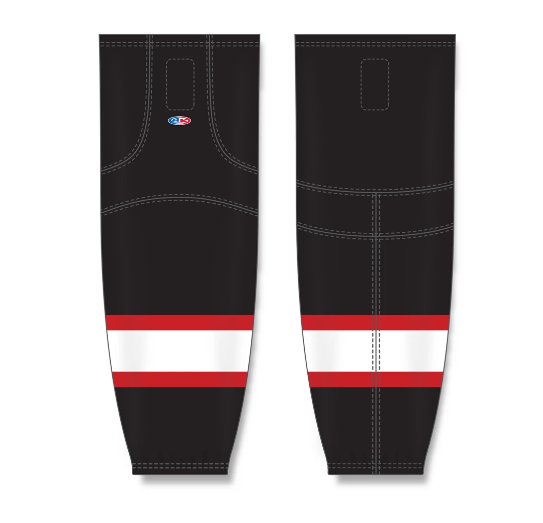 Athletic (AK) Knit Athletic Knit (AK) HS2100-536 Ottawa Senators Black With White Stripe Mesh Ice Hockey Socks 5 Athletic (AK) Knit Athletic Knit (AK) HS2100-536 Ottawa Senators Black With White Stripe Mesh Ice Hockey Socks