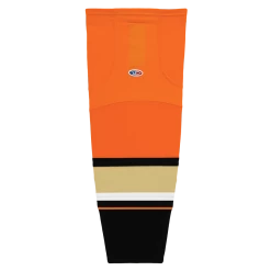 Athletic (AK) Knit Athletic Knit (AK) HS2100-538 2014 Anaheim Ducks Black Mesh Ice Hockey Socks