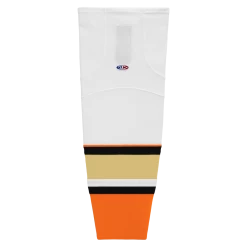 Athletic (AK) Knit Athletic Knit (AK) HS2100-539 2014 Anaheim Ducks White Mesh Ice Hockey Socks