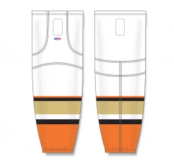 Athletic (AK) Knit Athletic Knit (AK) HS2100-539 2014 Anaheim Ducks White Mesh Ice Hockey Socks 9 Athletic (AK) Knit Athletic Knit (AK) HS2100-539 2014 Anaheim Ducks White Mesh Ice Hockey Socks