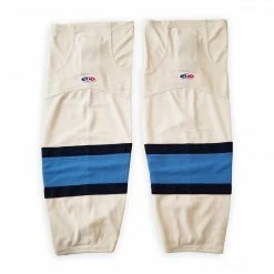 Athletic (AK) Knit Athletic Knit (AK) HS2100-545 Sand/Navy/Sky Blue Mesh Ice Hockey Socks