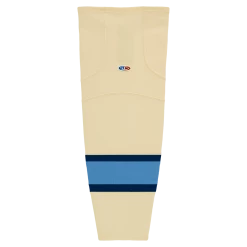 Athletic (AK) Knit Athletic Knit (AK) HS2100-545 Sand/Navy/Sky Blue Mesh Ice Hockey Socks