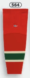 Athletic (AK) Knit Athletic Knit (AK) HS2100-564 2007 Minnesota Wild Red Mesh Ice Hockey Socks