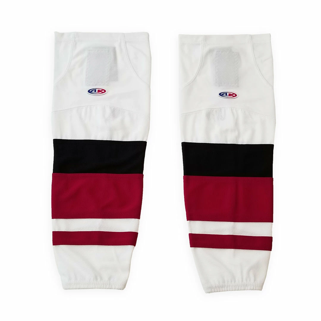 Athletic (AK) Knit Athletic Knit (AK) HS2100-583 2015 Arizona Coyotes White Mesh Ice Hockey Socks 6 Athletic (AK) Knit Athletic Knit (AK) HS2100-583 2015 Arizona Coyotes White Mesh Ice Hockey Socks