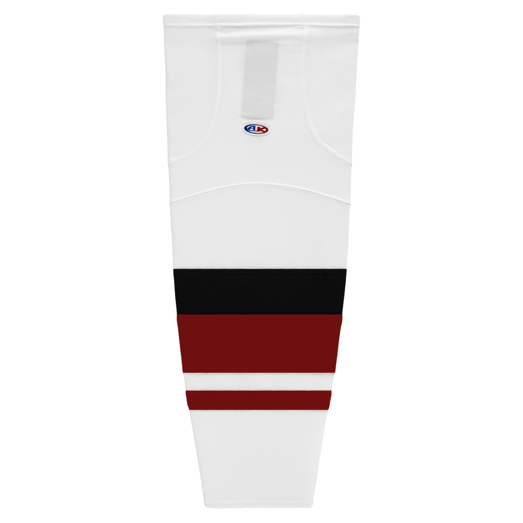 Athletic (AK) Knit Athletic Knit (AK) HS2100-583 2015 Arizona Coyotes White Mesh Ice Hockey Socks 3 Athletic (AK) Knit Athletic Knit (AK) HS2100-583 2015 Arizona Coyotes White Mesh Ice Hockey Socks