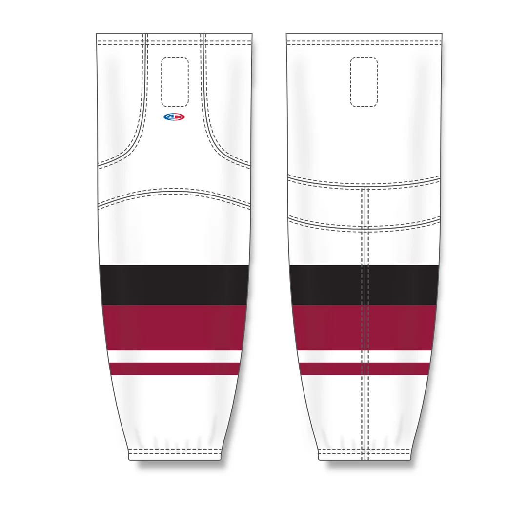 Athletic (AK) Knit Athletic Knit (AK) HS2100-583 2015 Arizona Coyotes White Mesh Ice Hockey Socks 5 Athletic (AK) Knit Athletic Knit (AK) HS2100-583 2015 Arizona Coyotes White Mesh Ice Hockey Socks
