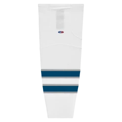 Athletic (AK) Knit Athletic Knit (AK) HS2100-596 2011 Winnipeg Jets White Mesh Ice Hockey Socks