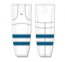 Athletic (AK) Knit Athletic Knit (AK) HS2100-596 2011 Winnipeg Jets White Mesh Ice Hockey Socks