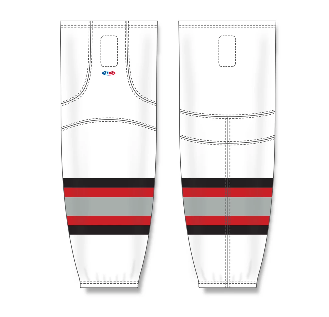 Athletic (AK) Knit Athletic Knit (AK) HS2100-611 Buffalo Sabres White Mesh Ice Hockey Socks 6 Athletic (AK) Knit Athletic Knit (AK) HS2100-611 Buffalo Sabres White Mesh Ice Hockey Socks