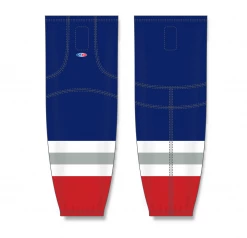 Athletic (AK) Knit Athletic Knit (AK) HS2100-612 New York Rangers Third Navy Mesh Ice Hockey Socks