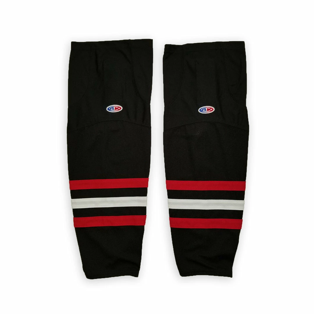 Athletic (AK) Knit Athletic Knit (AK) HS2100-614 New Chicago Blackhawks Third Black Mesh Ice Hockey Socks 6 Athletic (AK) Knit Athletic Knit (AK) HS2100-614 New Chicago Blackhawks Third Black Mesh Ice Hockey Socks