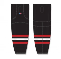 Athletic (AK) Knit Athletic Knit (AK) HS2100-614 New Chicago Blackhawks Third Black Mesh Ice Hockey Socks 8 Athletic (AK) Knit Athletic Knit (AK) HS2100-614 New Chicago Blackhawks Third Black Mesh Ice Hockey Socks