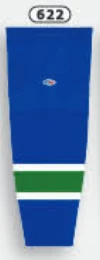 Athletic (AK) Knit Athletic Knit (AK) HS2100-622 2004 Vancouver Canucks Royal Blue Mesh Ice Hockey Socks