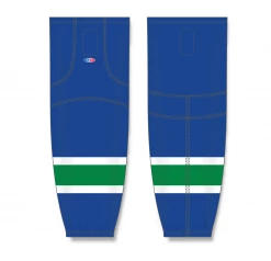 Athletic (AK) Knit Athletic Knit (AK) HS2100-622 2004 Vancouver Canucks Royal Blue Mesh Ice Hockey Socks