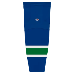Athletic (AK) Knit Athletic Knit (AK) HS2100-622 2004 Vancouver Canucks Royal Blue Mesh Ice Hockey Socks