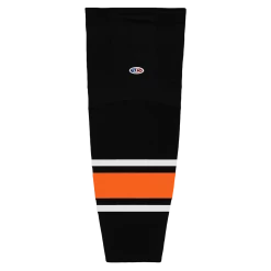 Athletic (AK) Knit Athletic Knit (AK) HS2100-624 Philadelphia Flyers Third Black Mesh Ice Hockey Socks