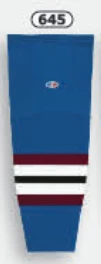 Athletic (AK) Knit Athletic Knit (AK) HS2100-645 Colorado Avalanche Third Capital Blue Mesh Ice Hockey Socks