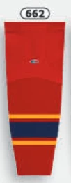 Athletic (AK) Knit Athletic Knit (AK) HS2100-662 2013 Florida Panthers Red Mesh Ice Hockey Socks