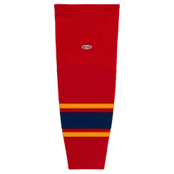 Athletic (AK) Knit Athletic Knit (AK) HS2100-662 2013 Florida Panthers Red Mesh Ice Hockey Socks