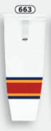 Athletic (AK) Knit Athletic Knit (AK) HS2100-663 2013 Florida Panthers White Mesh Ice Hockey Socks