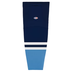 Athletic (AK) Knit Athletic Knit (AK) HS2100-665 2010 Florida Panthers Third Navy Mesh Ice Hockey Socks