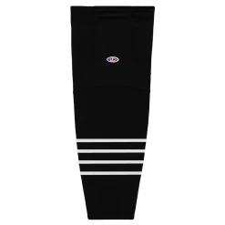 Athletic (AK) Knit Athletic Knit (AK) HS2100-696 2015 New York Islanders Third Black Mesh Ice Hockey Socks