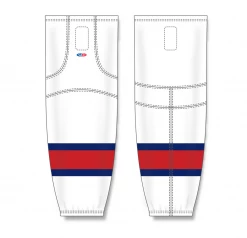 Athletic (AK) Knit Athletic Knit (AK) HS2100-765 White/Navy/Red Mesh Ice Hockey Socks 7 Athletic (AK) Knit Athletic Knit (AK) HS2100-765 White/Navy/Red Mesh Ice Hockey Socks