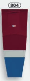Athletic (AK) Knit Athletic Knit (AK) HS2100-804 2011 Colorado Avalanche Cardinal Red Mesh Ice Hockey Socks