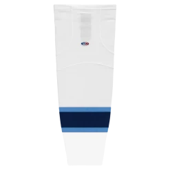 Athletic (AK) Knit Athletic Knit (AK) HS2100-832 2008 Pittsburgh Penguins Third White Mesh Ice Hockey Socks