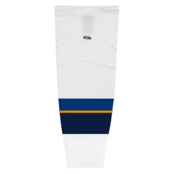 Athletic (AK) Knit Athletic Knit (AK) HS2100-847 2011 St. Louis Blues White Mesh Ice Hockey Socks