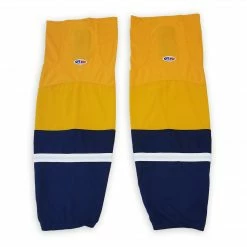 Athletic (AK) Knit Athletic Knit (AK) HS2100-873 2013 Nashville Predators Gold Mesh Ice Hockey Socks