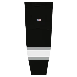 Athletic (AK) Knit Athletic Knit (AK) HS2100-941 Old Los Angeles Kings Black Mesh Ice Hockey Socks