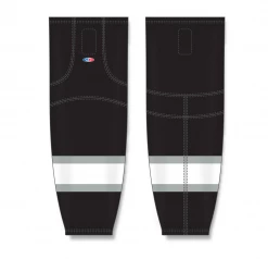 Athletic (AK) Knit Athletic Knit (AK) HS2100-941 Old Los Angeles Kings Black Mesh Ice Hockey Socks