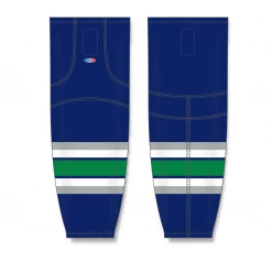 Athletic (AK) Knit Athletic Knit (AK) HS2100-943 Hartford Whalers Navy Mesh Ice Hockey Socks