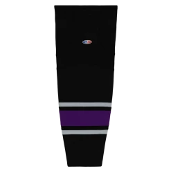 Athletic (AK) Knit Athletic Knit (AK) HS2100-951 1998 Los Angeles Kings Black Mesh Ice Hockey Socks